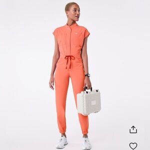 Figs Rafaela Cargo Scrub Jumpsuit